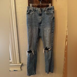 Zara Jeans Split Hem Bootcut